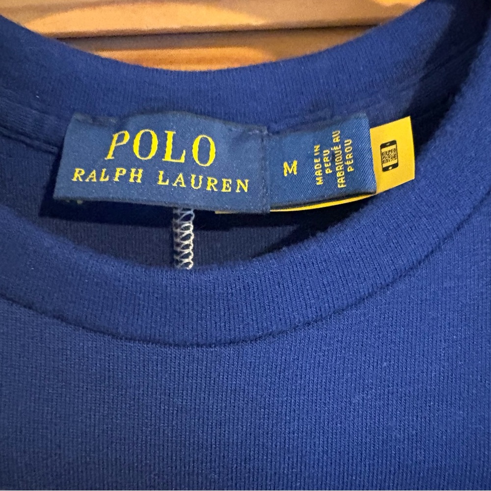Ralph Lauren Polo Navy and White Maxi Striped Dress Medium Nautical resort - Picture 3 of 9